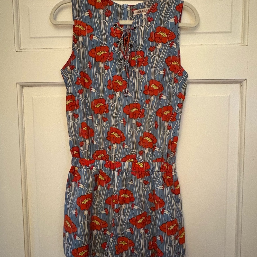 JoyJoy Red Floral Patterned Rompee